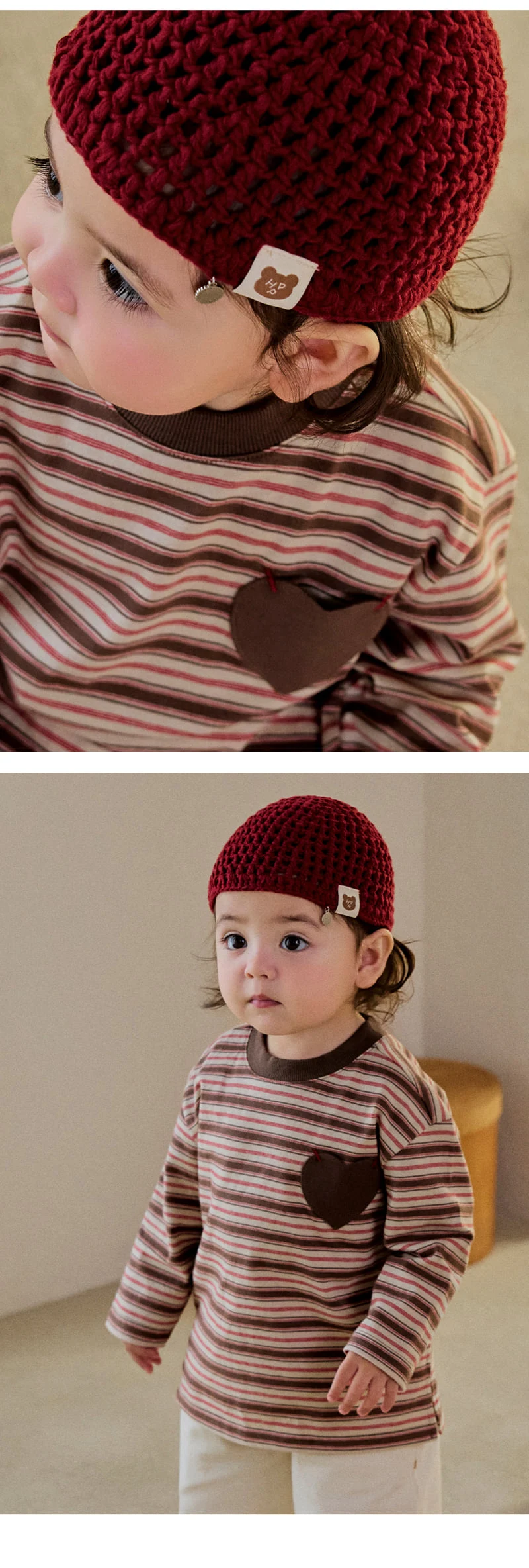 Kids Clara - Korean Baby Fashion - #babyoutfit - Peca Crochet Knit Baby Beanie - 3