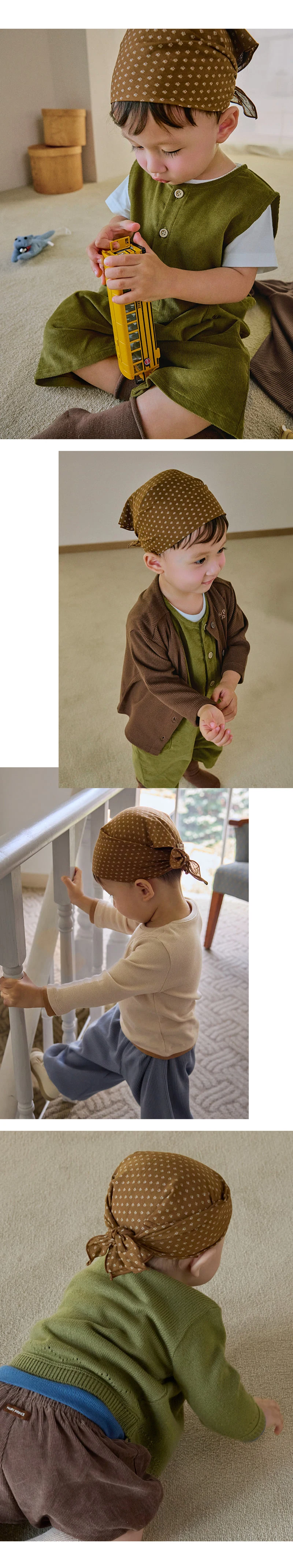 Kids Clara - Korean Baby Fashion - #babyoutfit - Dubi Baby Scarf - 3
