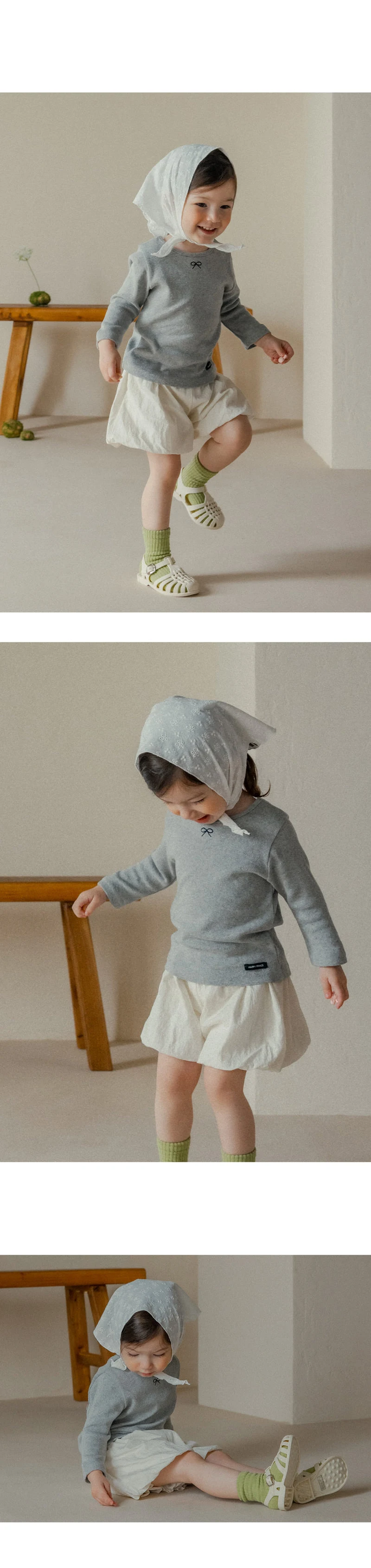 Kids Clara - Korean Baby Fashion - #babyoutfit - Pico Balloon Skirt Pants - 5