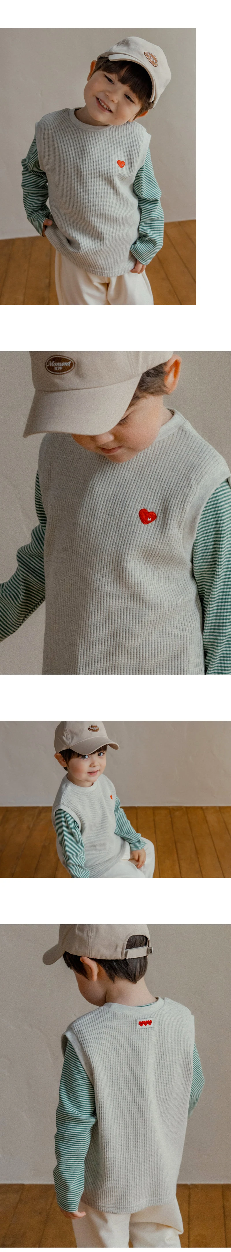 Kids Clara - Korean Baby Fashion - #babyoutfit - Naizel Indoor Vest - 4