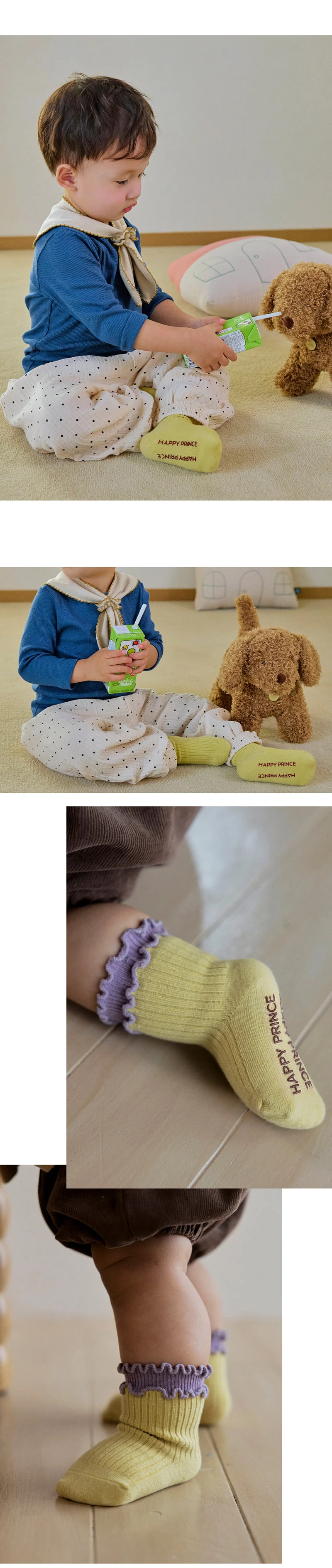 Kids Clara - Korean Baby Fashion - #babyoutfit - Selia Socks (set of 5) - 3