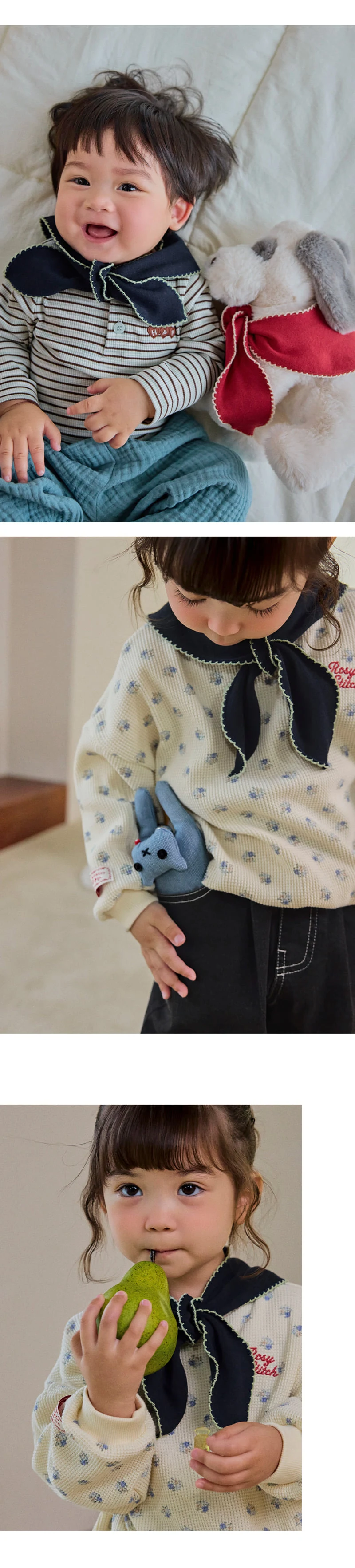 Kids Clara - Korean Baby Fashion - #babywear - Modal Cozy Bow Scarf - 2