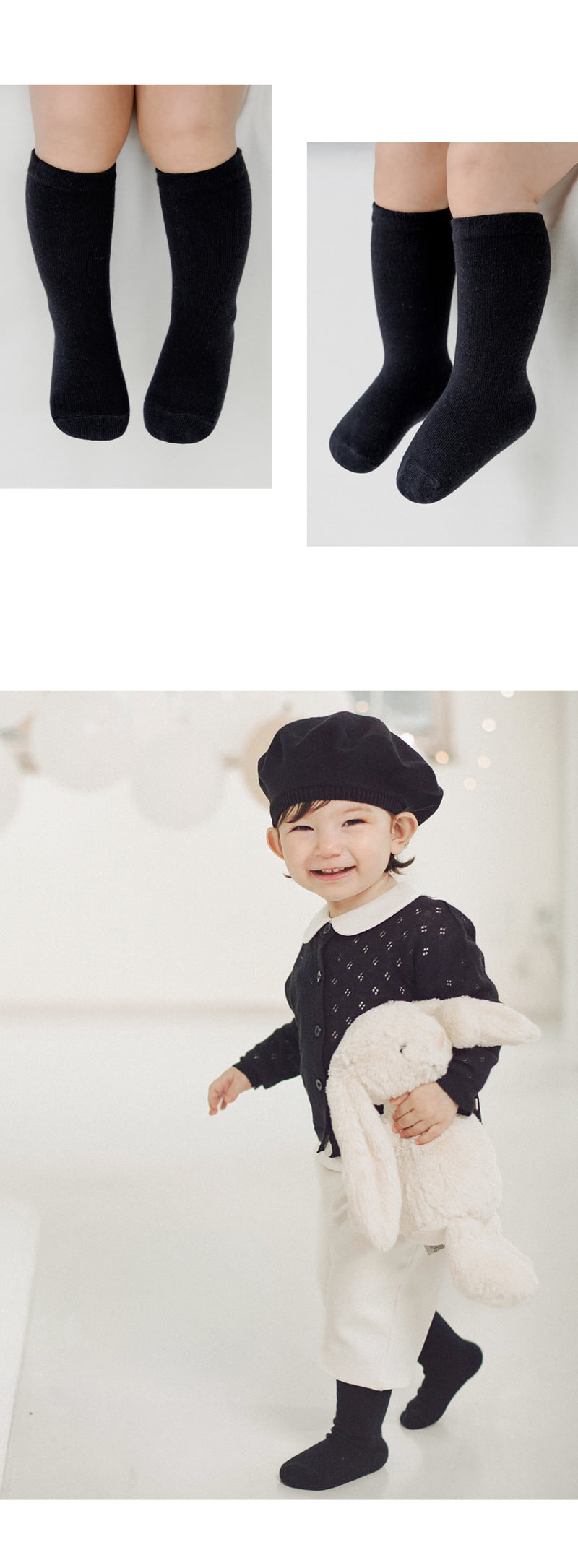 Kids Clara - Korean Baby Fashion - #babywear - Mono Knee Socks (set of 5) - 6