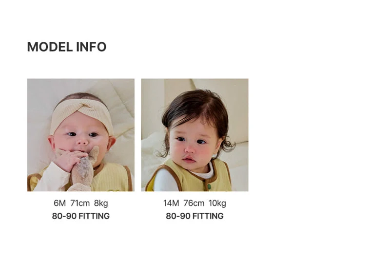 Kids Clara - Korean Baby Fashion - #babywear - Lilly Modal Baby Sleeping Vest - 7