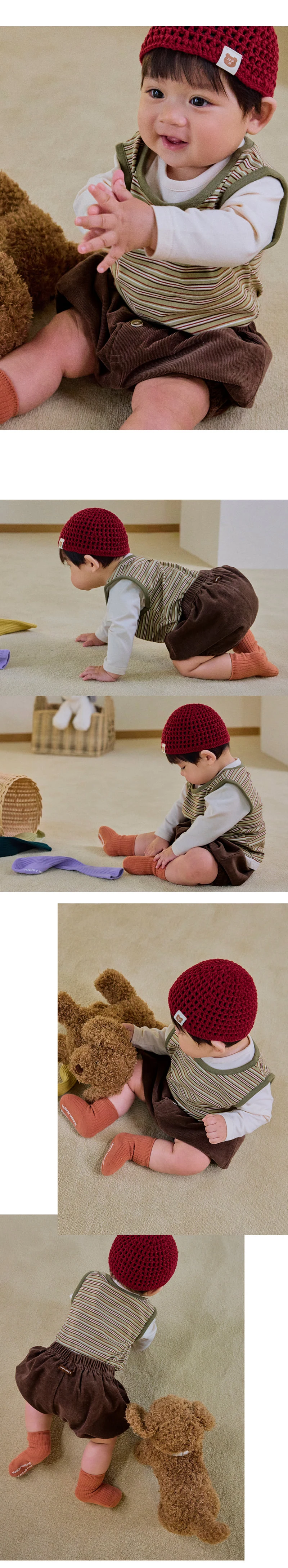 Kids Clara - Korean Baby Fashion - #onlinebabyboutique - Dalia Volume Baby Bloomer - 3