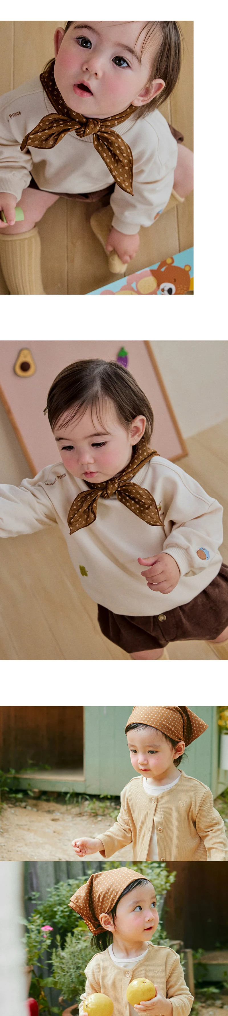 Kids Clara - Korean Baby Fashion - #onlinebabyboutique - Dubi Baby Scarf - 5