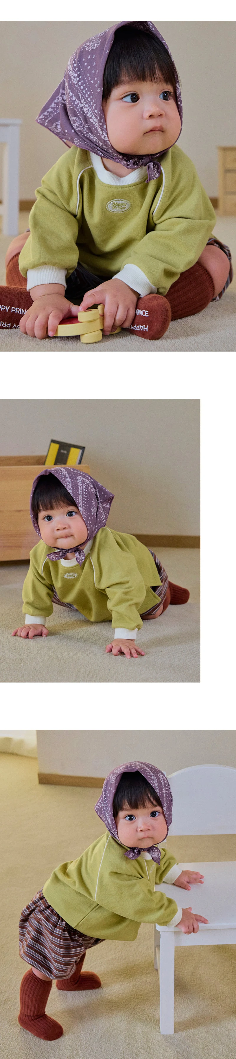 Kids Clara - Korean Baby Fashion - #babywear - Marel Baby Scarf - 4