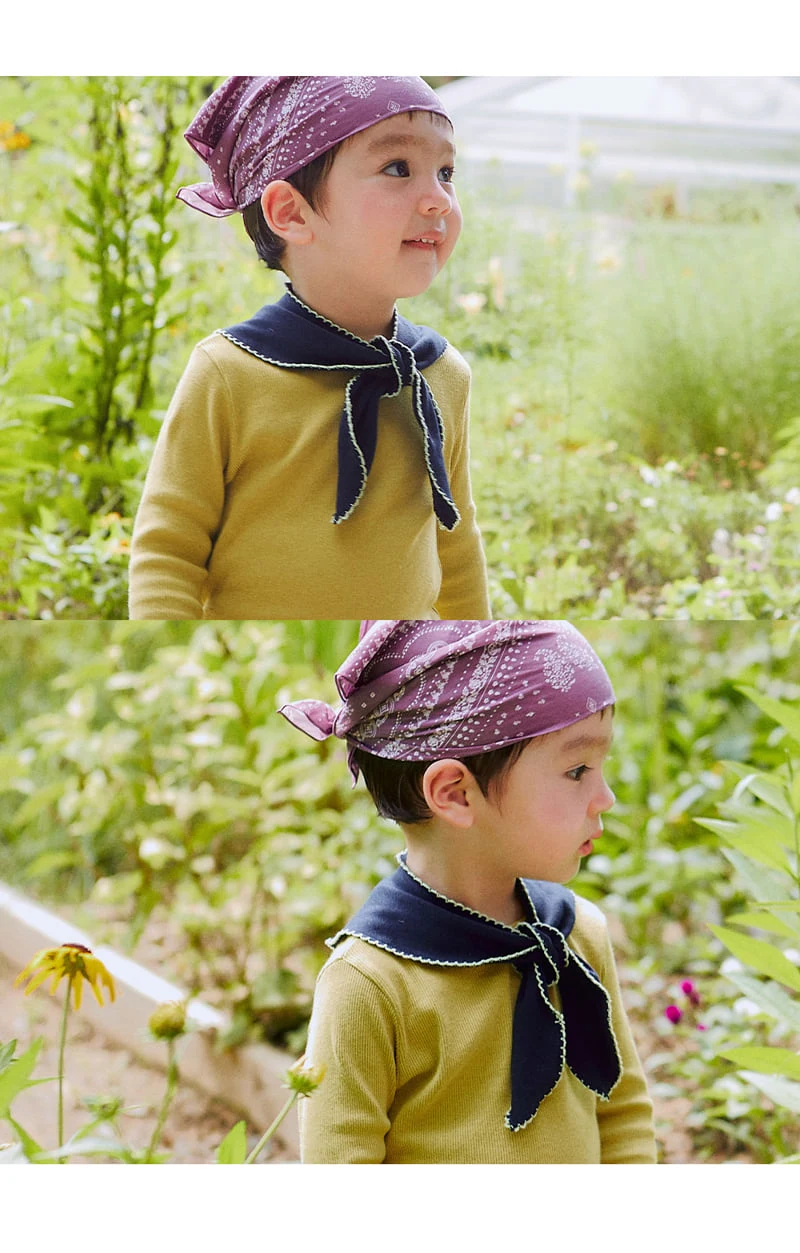 Kids Clara - Korean Baby Fashion - #onlinebabyboutique - Modal Cozy Bow Scarf - 3