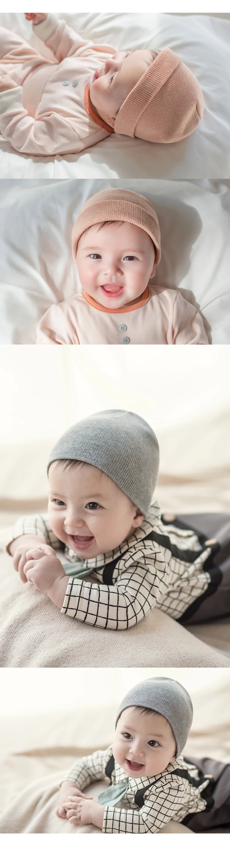 Kids Clara - Korean Baby Fashion - #onlinebabyboutique - Newborn Baby Beanie - 9