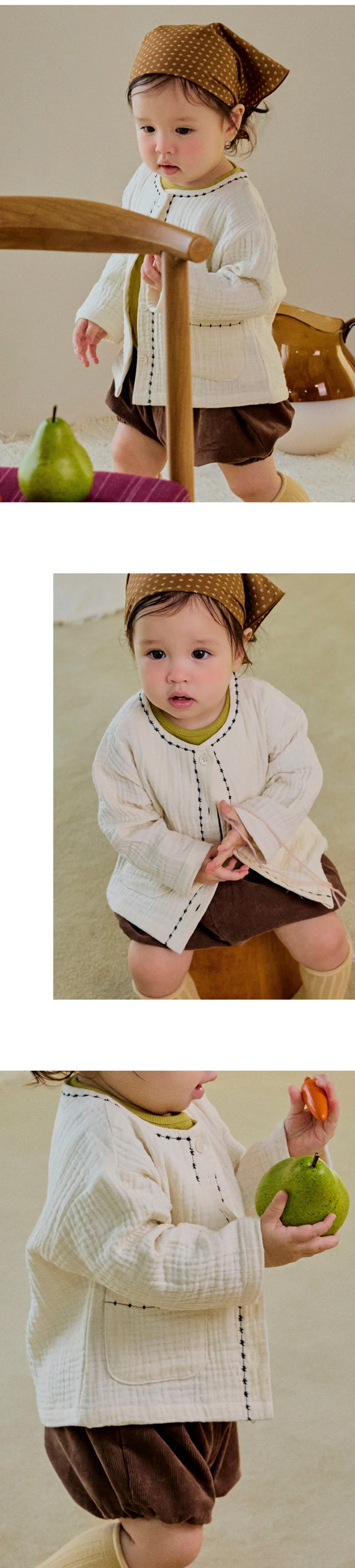 Kids Clara - Korean Baby Fashion - #onlinebabyboutique - Dalia Volume Baby Bloomer - 4