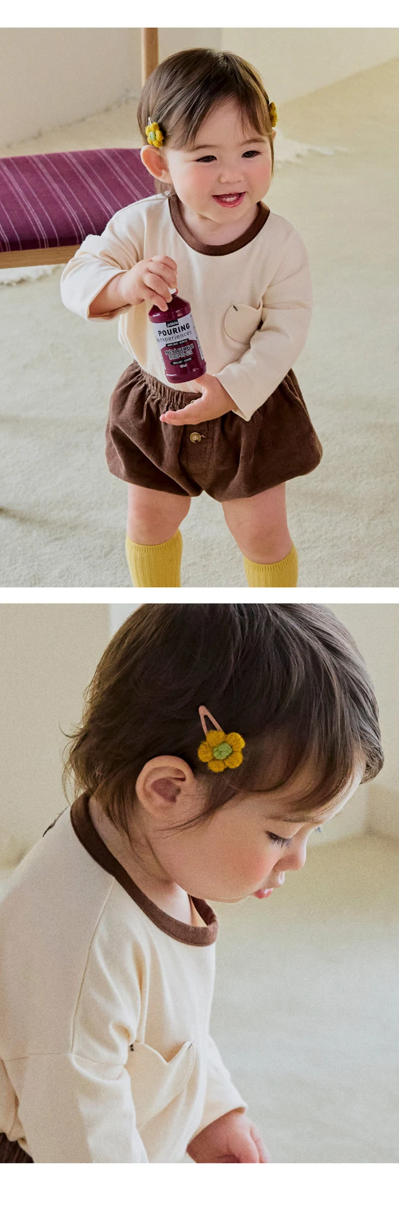 Kids Clara - Korean Baby Fashion - #onlinebabyshop - Joel Baby Hairpin (set of 5) - 2