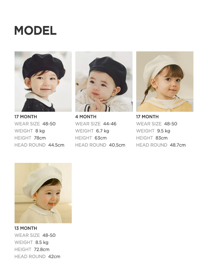Kids Clara - Korean Baby Fashion - #onlinebabyshop - Shoushou Knit Baby Beret - 9