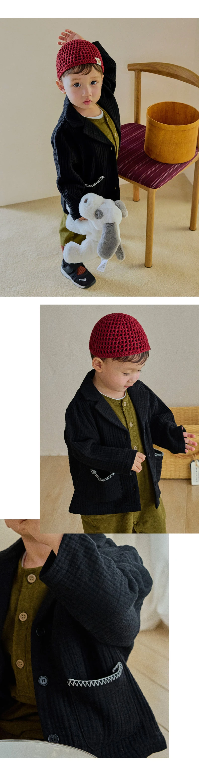 Kids Clara - Korean Baby Fashion - #onlinebabyshop - Shade Baby Jacket - 3