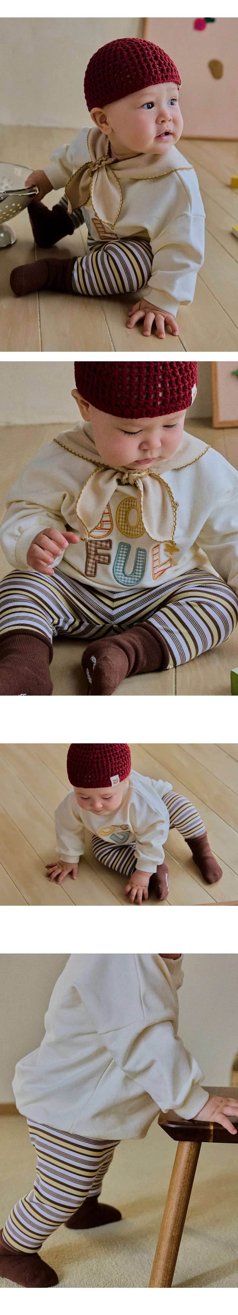 Kids Clara - Korean Baby Fashion - #onlinebabyshop - Joyful Baby Sweatshirts - 2