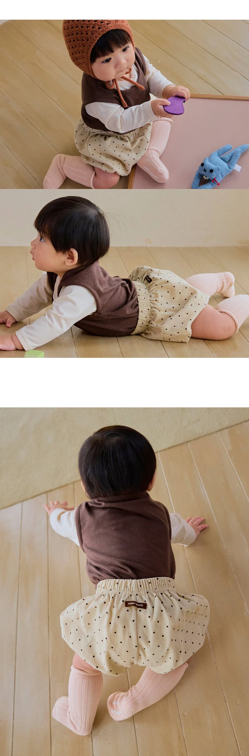 Kids Clara - Korean Baby Fashion - #onlinebabyshop - Cio Volume Baby Bloomer - 4