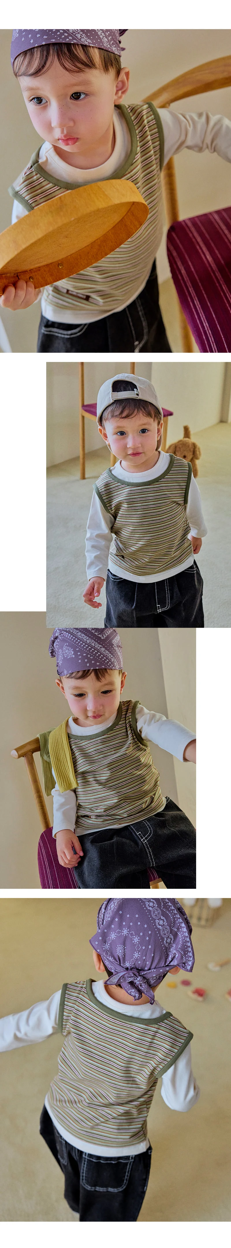 Kids Clara - Korean Baby Fashion - #smilingbaby - Syrub Layered Tee - 3