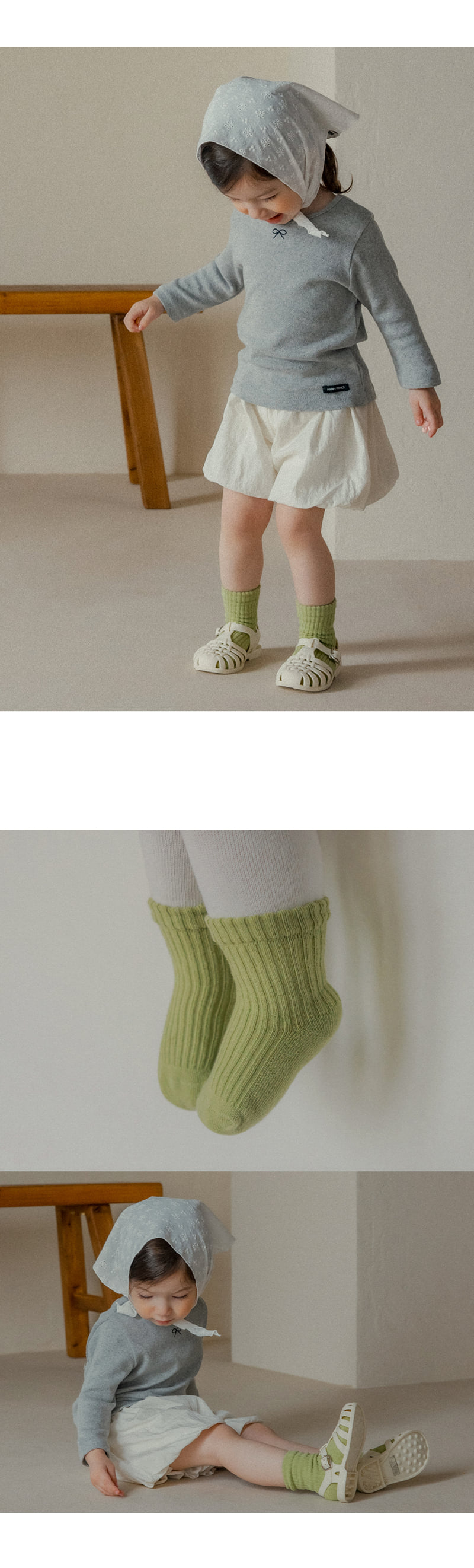 Kids Clara - Korean Baby Fashion - #smilingbaby - Comfy Rib Socks (set of 5) - 2