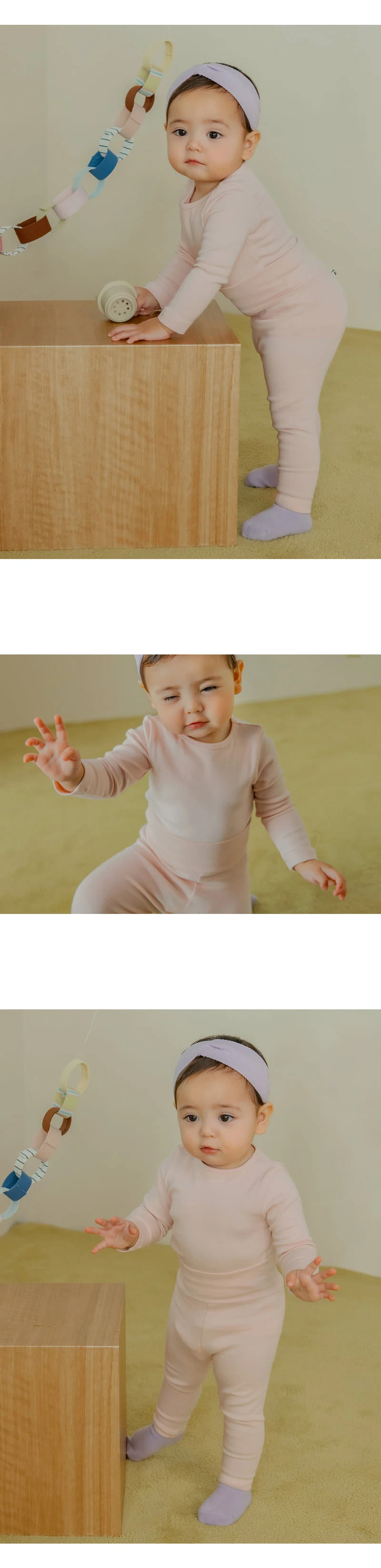 Kids Clara - Korean Baby Fashion - #smilingbaby - Pure Basic Comfy Belly Baby Leggings - 2