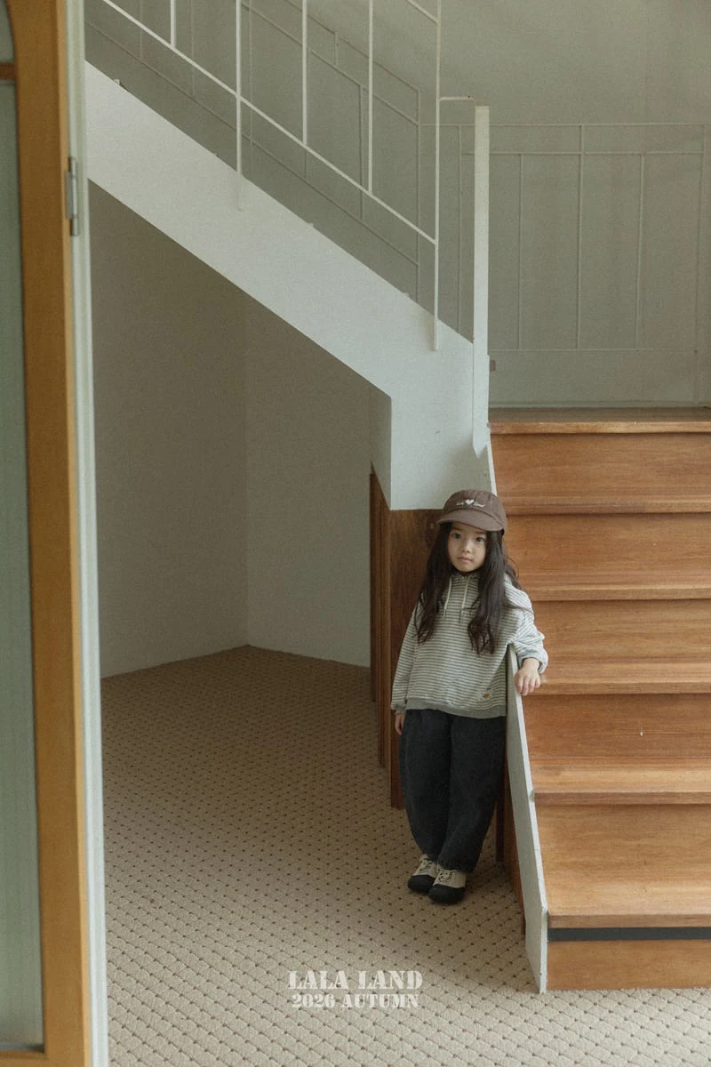 Lalaland - Korean Children Fashion - #Kfashion4kids - Wide Curved Denim Pants - 7