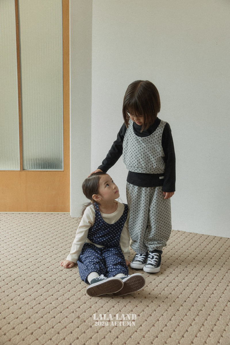 Lalaland - Korean Children Fashion - #Kfashion4kids - Heart Jogger Pants - 9