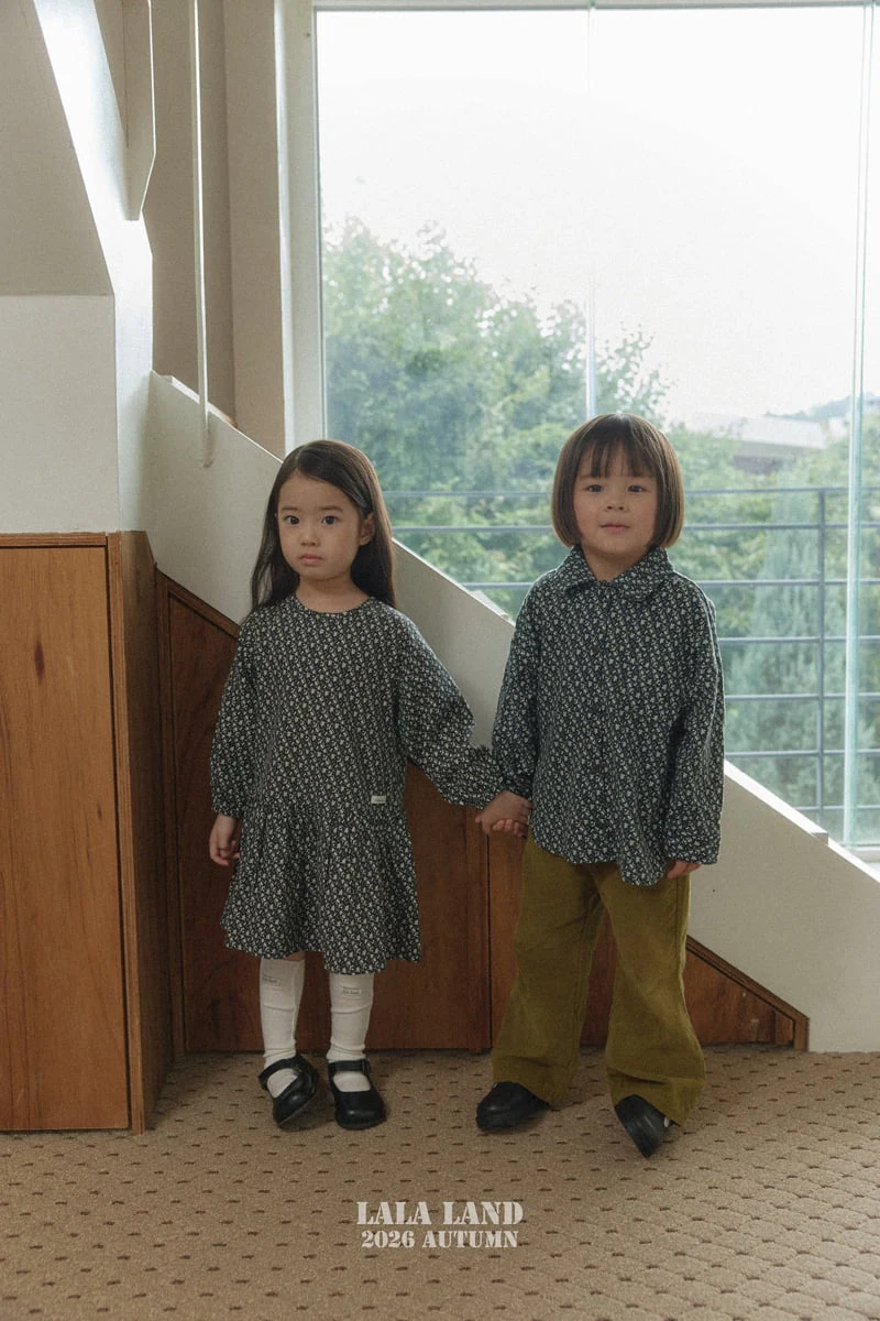 Lalaland - Korean Children Fashion - #Kfashion4kids - Flo Collar Shirt - 7