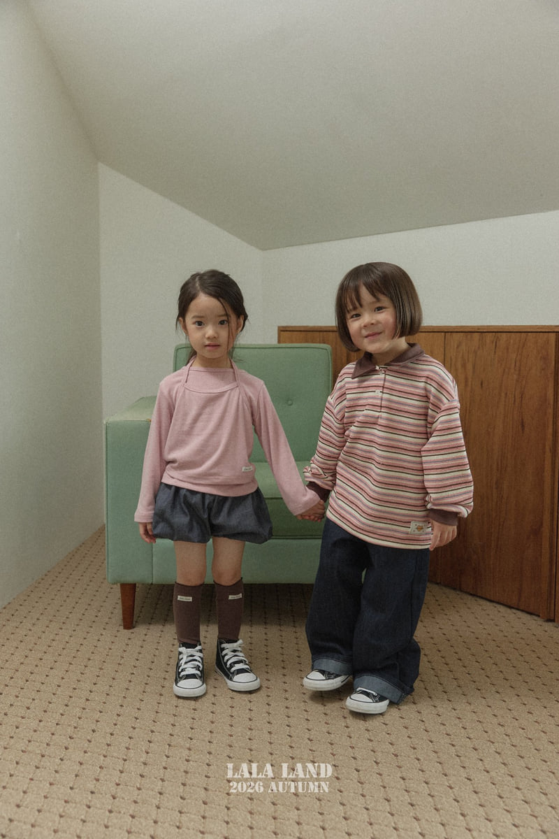 Lalaland - Korean Children Fashion - #childofig - Holter Double Tee - 3