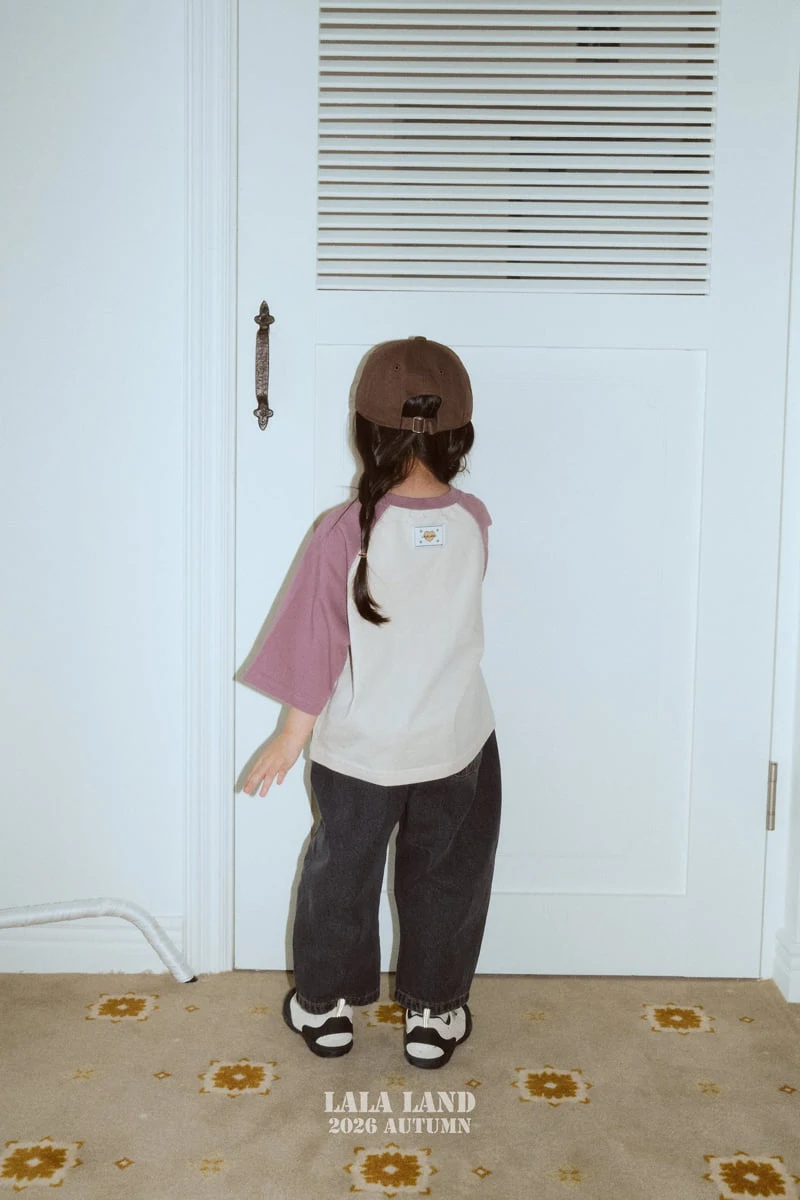 Lalaland - Korean Children Fashion - #childofig - Latte Raglan Tee - 8