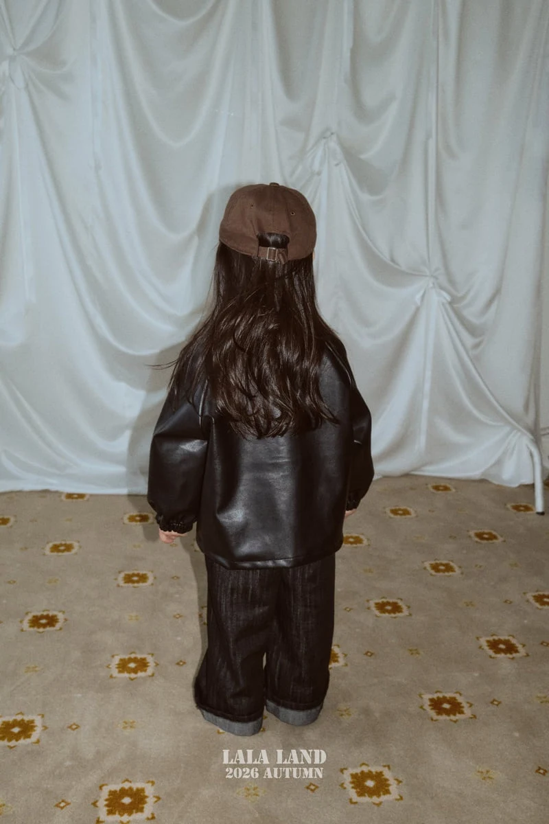 Lalaland - Korean Children Fashion - #childofig - Caros Leather Jacket - 6
