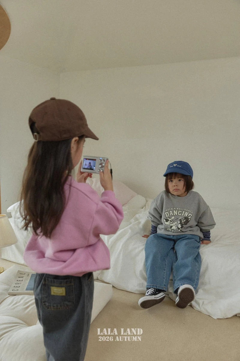Lalaland - Korean Children Fashion - #childofig - Dancing Cat Sweatshirts - 5