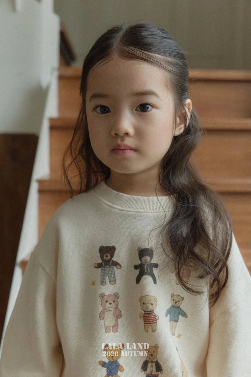 Lalaland - Korean Children Fashion - #childofig - Lala Bear Sweatshirts - 4