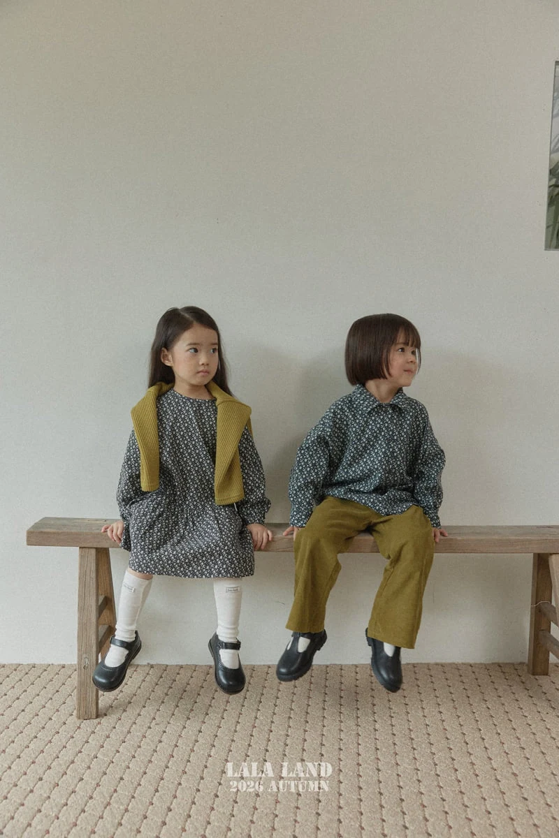 Lalaland - Korean Children Fashion - #childofig - Blooming Long Blouse - 12