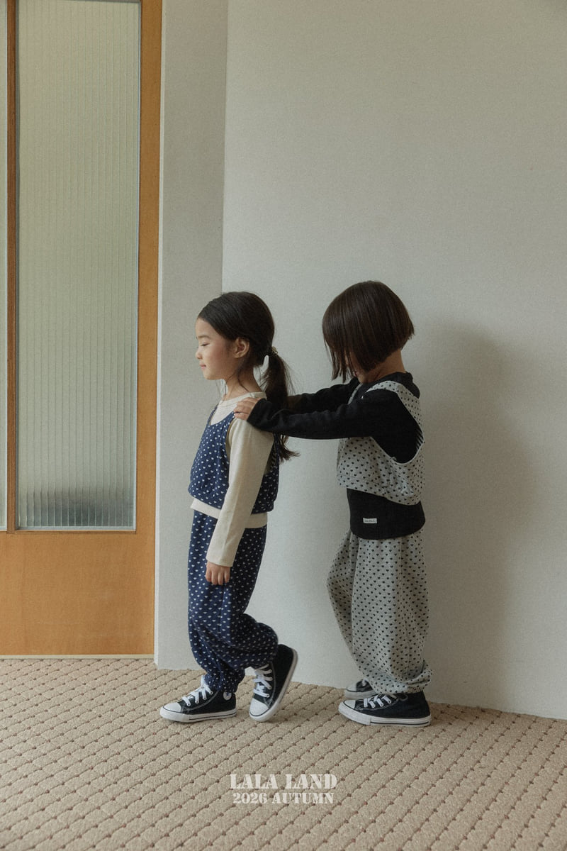 Lalaland - Korean Children Fashion - #childofig - Heart Jogger Pants