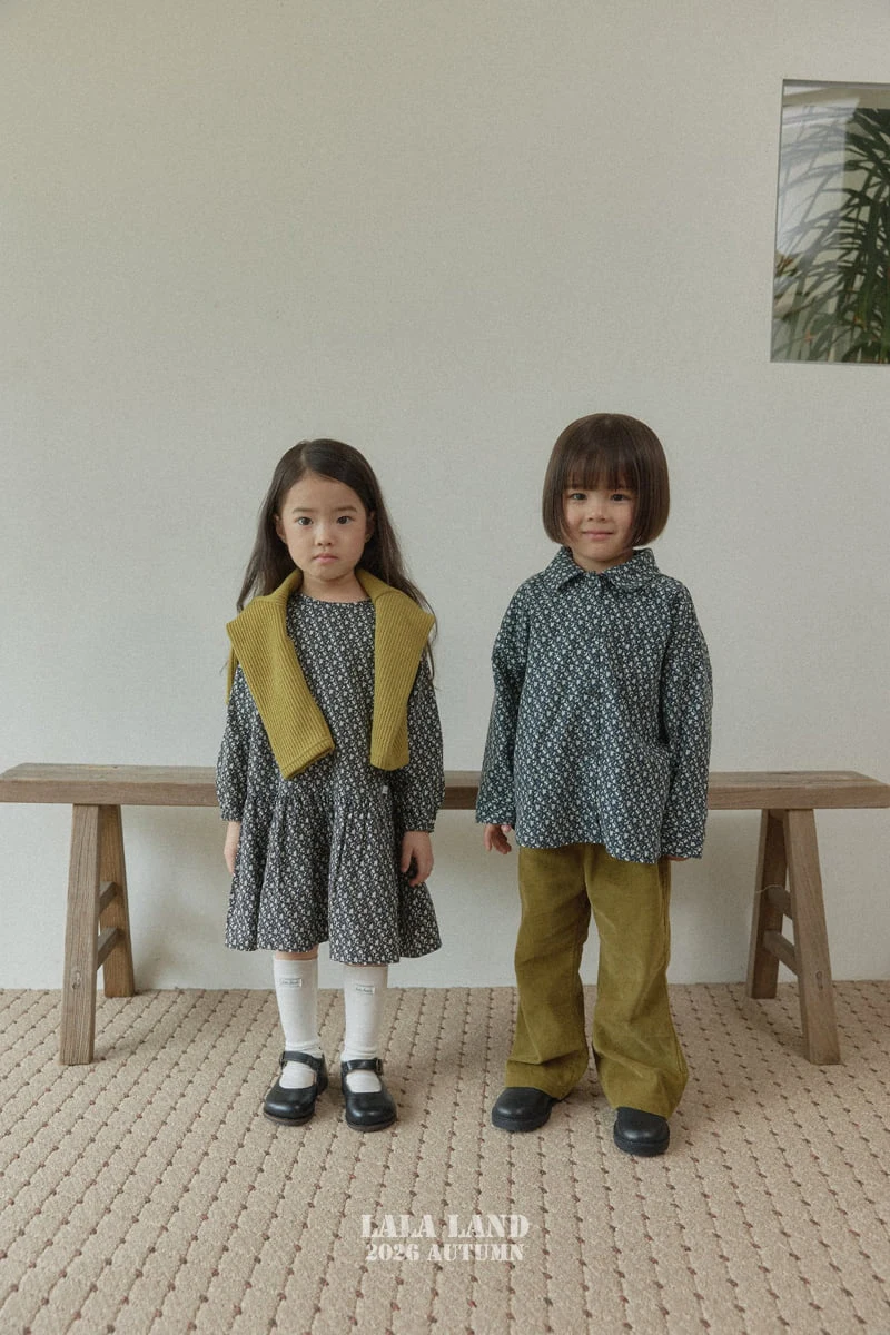 Lalaland - Korean Children Fashion - #childofig - Flo Collar Shirt - 12