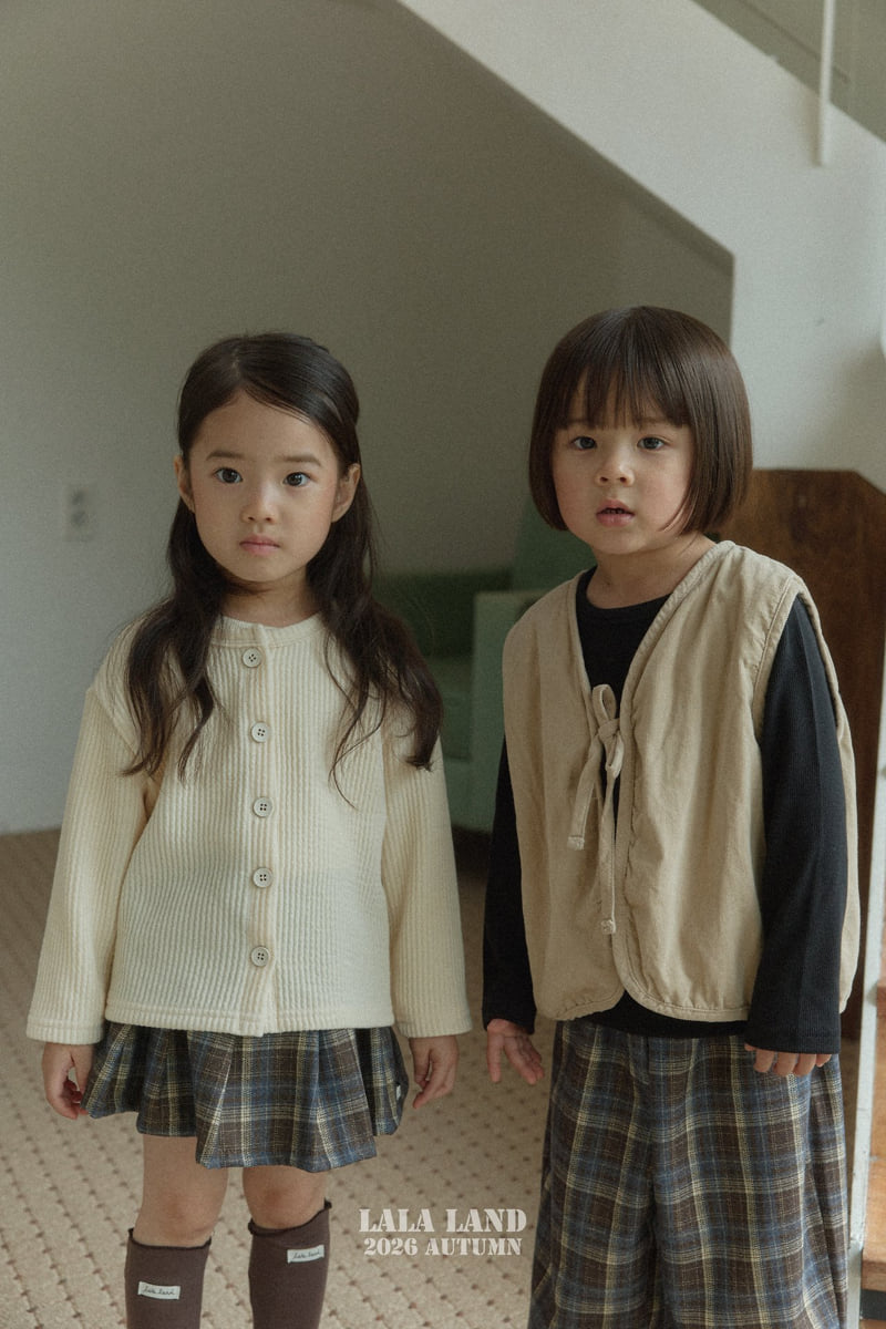 Lalaland - Korean Children Fashion - #childrensboutique - Eve Check Skirt - 9