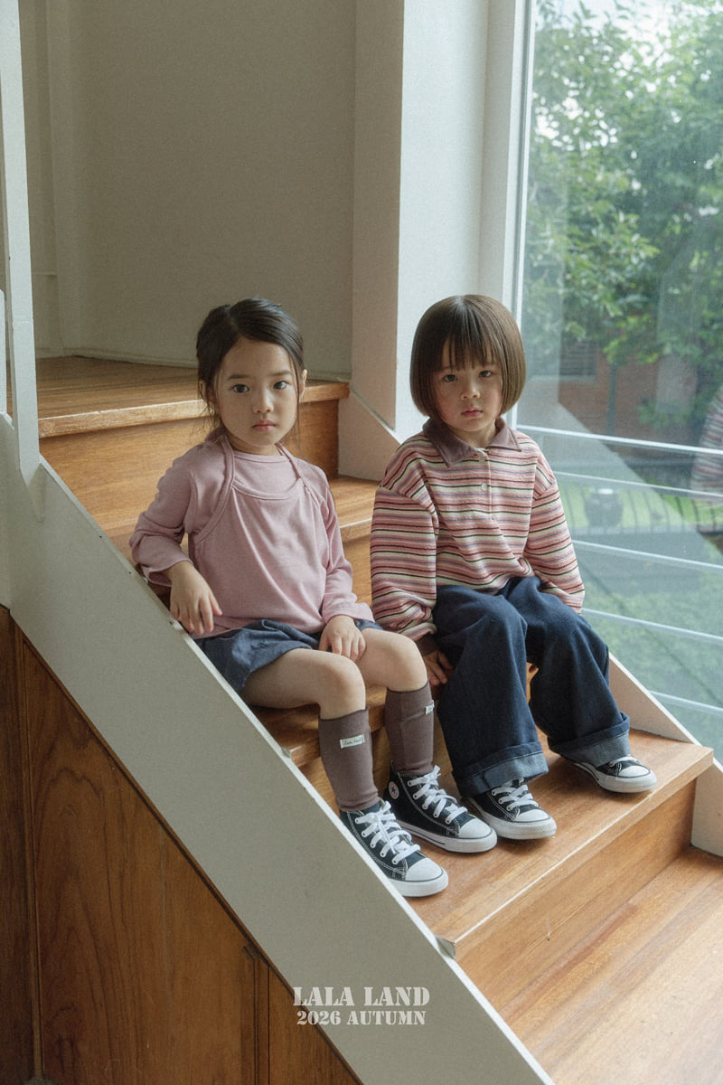 Lalaland - Korean Children Fashion - #discoveringself - Holter Double Tee - 6