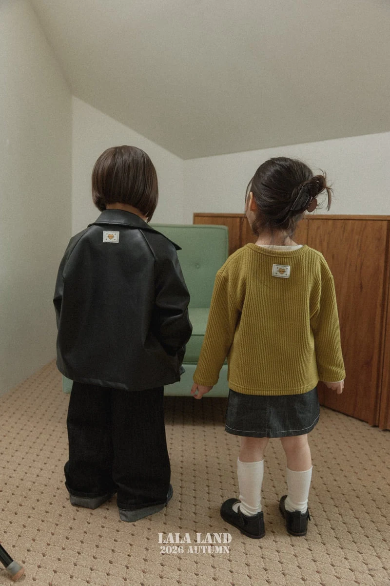 Lalaland - Korean Children Fashion - #discoveringself - Caros Leather Jacket - 10
