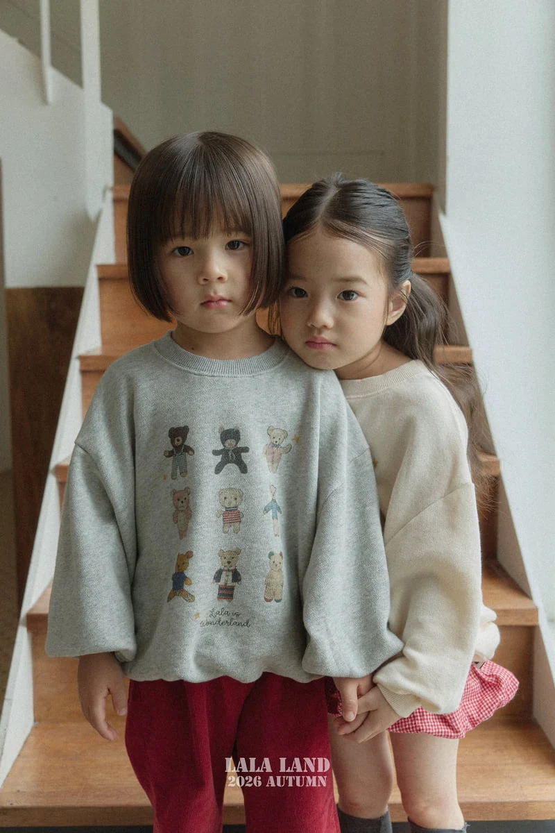Lalaland - Korean Children Fashion - #fashionkids - Lala Bear Sweatshirts - 8