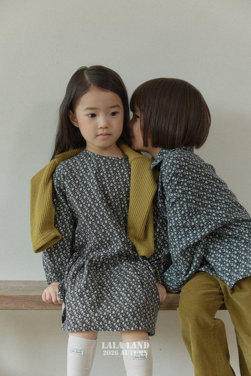 Lalaland - Korean Children Fashion - #fashionkids - Flo Collar Shirt - 4