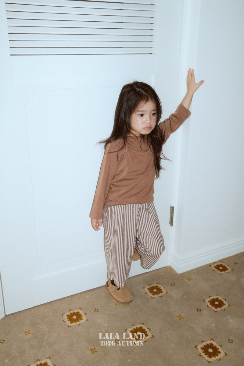 Lalaland - Korean Children Fashion - #kidsstore - Coco Stripe Pants - 6