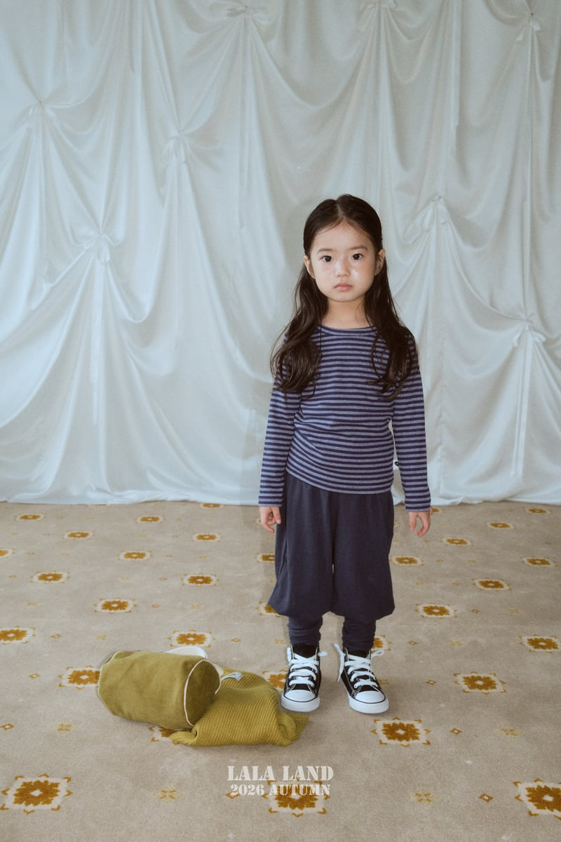 Lalaland - Korean Children Fashion - #kidsshorts - Muse Stripe Tee - 4
