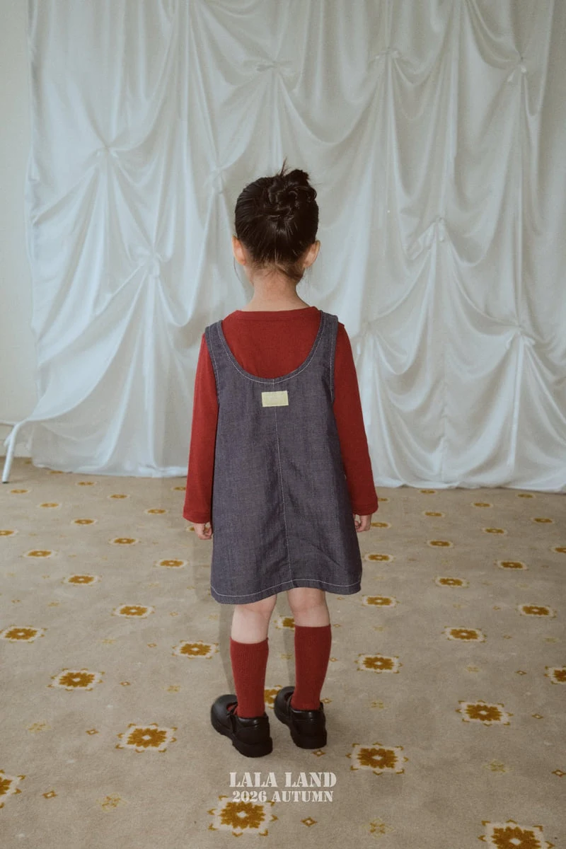 Lalaland - Korean Children Fashion - #kidsstore - Heart Pocket One-piece - 8