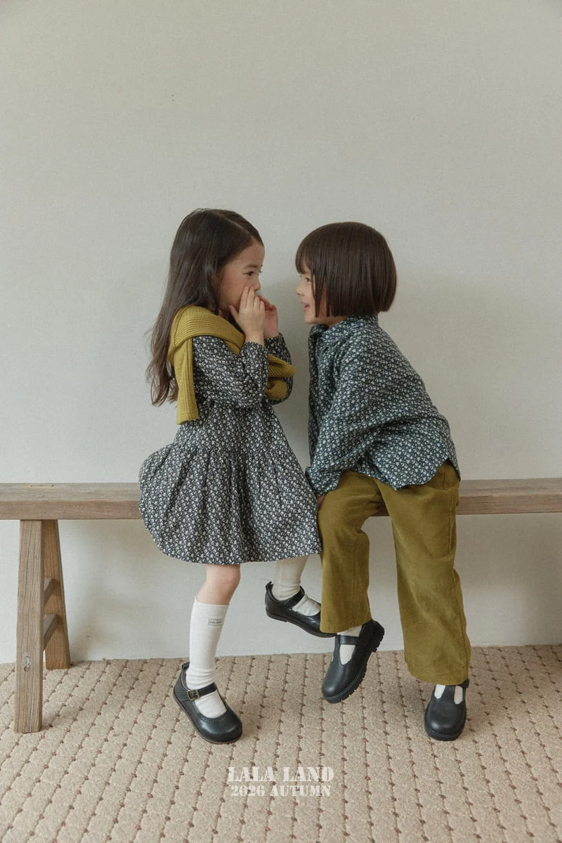 Lalaland - Korean Children Fashion - #kidsstore - Flo Collar Shirt - 5