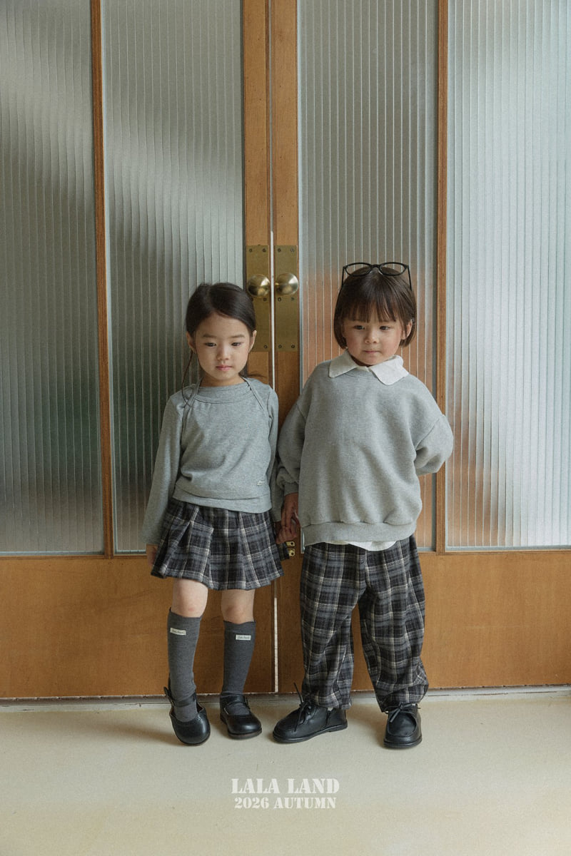Lalaland - Korean Children Fashion - #kidzfashiontrend - Fancy Check Pants - 9
