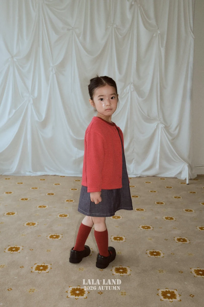 Lalaland - Korean Children Fashion - #kidzfashiontrend - Heart Pocket One-piece - 9