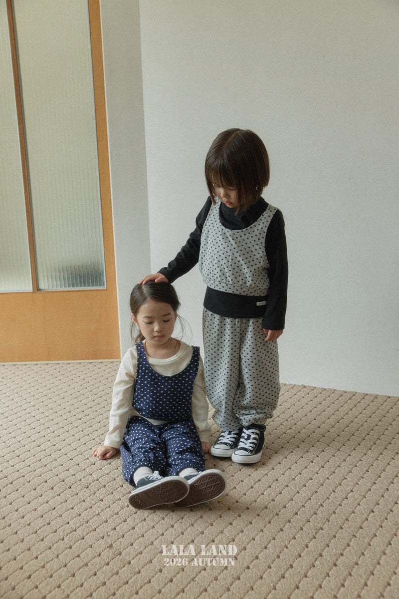 Lalaland - Korean Children Fashion - #kidzfashiontrend - Heart Jogger Pants - 8