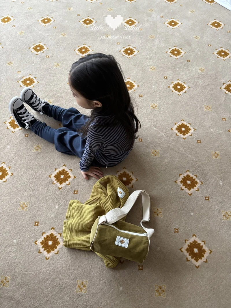 Lalaland - Korean Children Fashion - #littlefashionista - Round Corduroy Cross Bag - 8