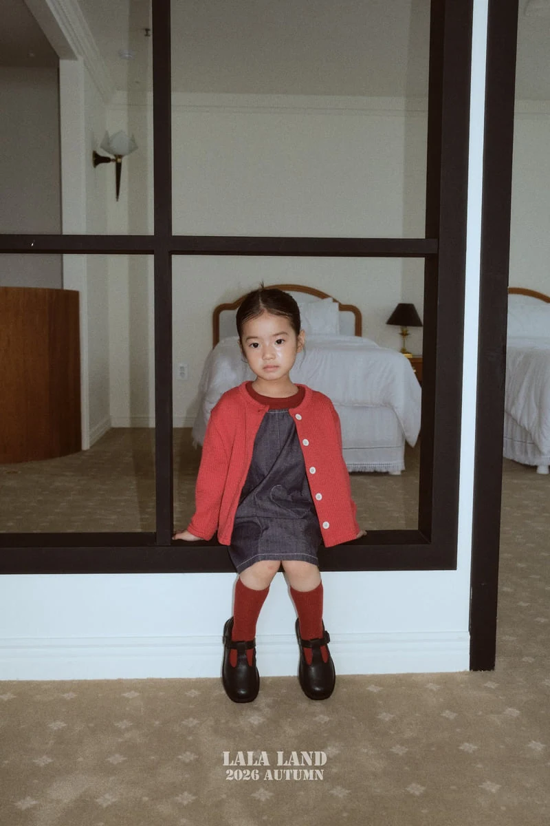 Lalaland - Korean Children Fashion - #littlefashionista - Alpha Rib Cardigan - 6