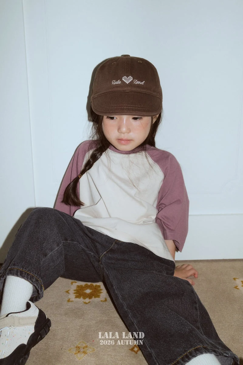 Lalaland - Korean Children Fashion - #minifashionista - Wide Curved Denim Pants - 10