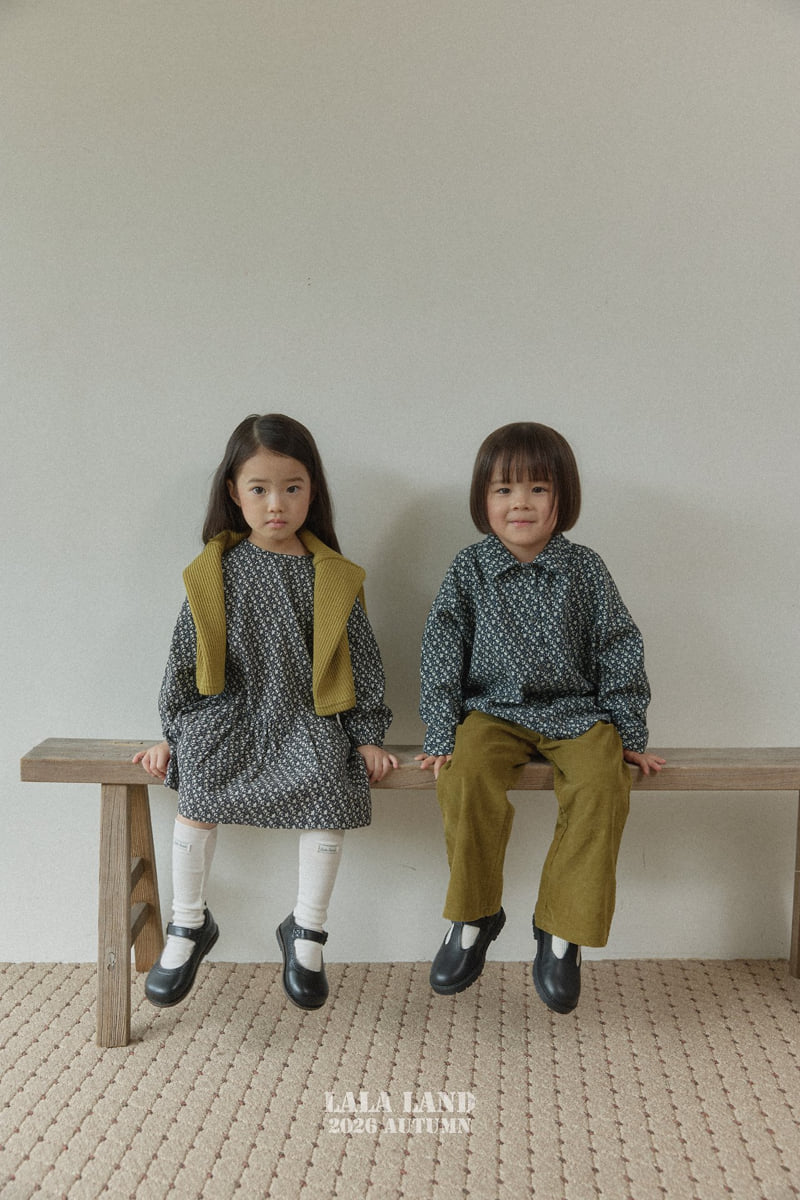 Lalaland - Korean Children Fashion - #minifashionista - Flo Collar Shirt - 10