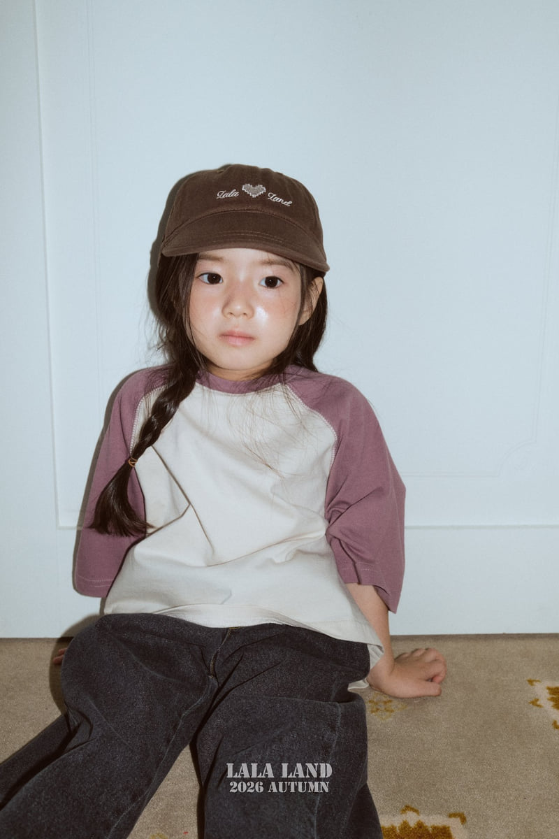 Lalaland - Korean Children Fashion - #prettylittlegirls - Latte Raglan Tee - 7